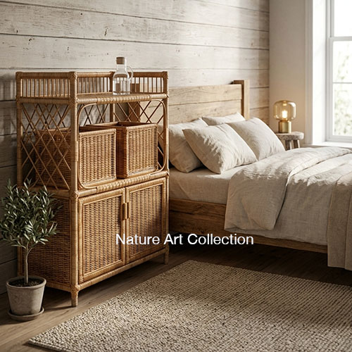 کنسول حصیری IKEA نیچر آرت