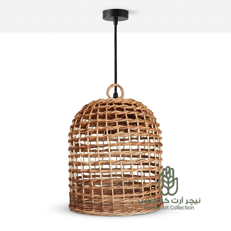 لوستر حصیری IKEA نیچرآرت طرح مینا